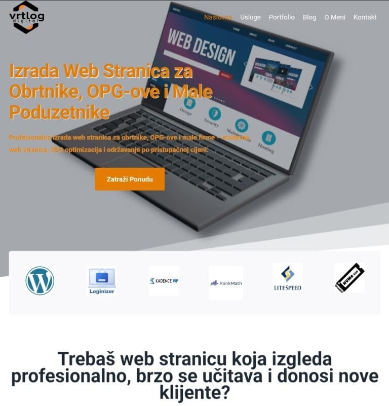 Moja nova osobna web stranica je online