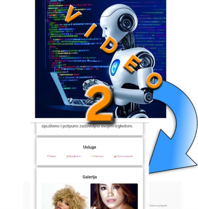 ChatGPT izrada web stranice dio2