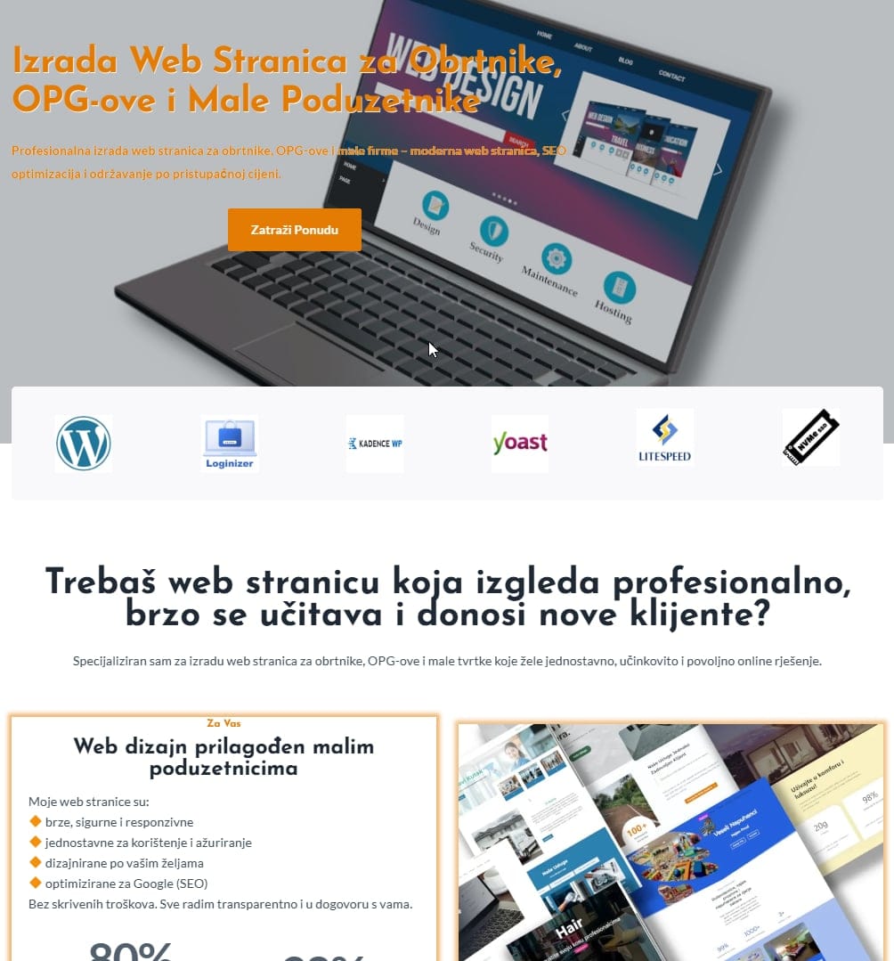 Redizajn vrtlog digital web stranice dio2