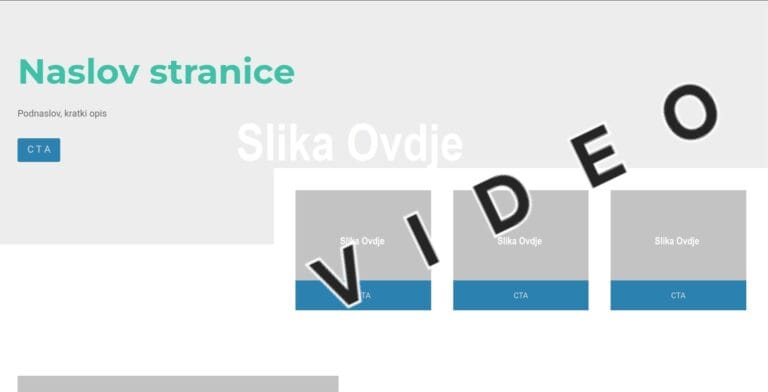 Izrada web stranice dio 1