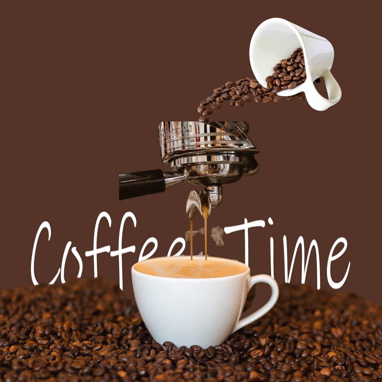Dizajn coffee time u GIMP