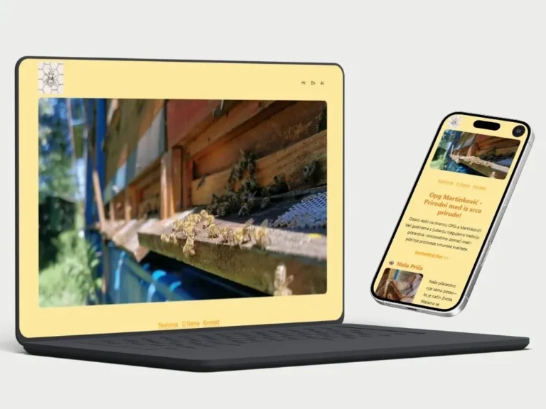 Izrada web stranice za OPG Martinković